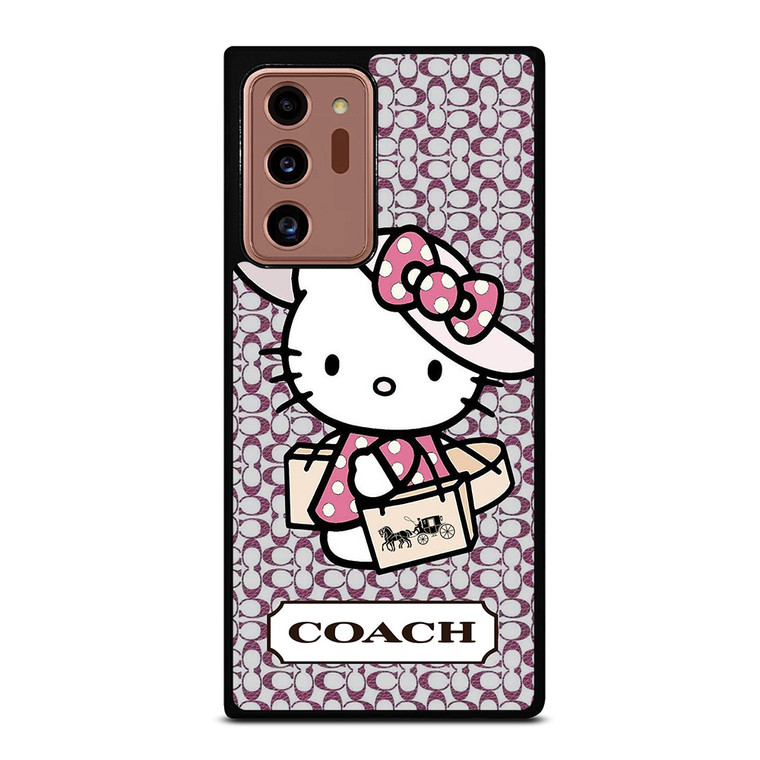 HELLO KITTY X COACH NEW YORK LOGO Samsung Galaxy Note 20 Ultra Case Cover