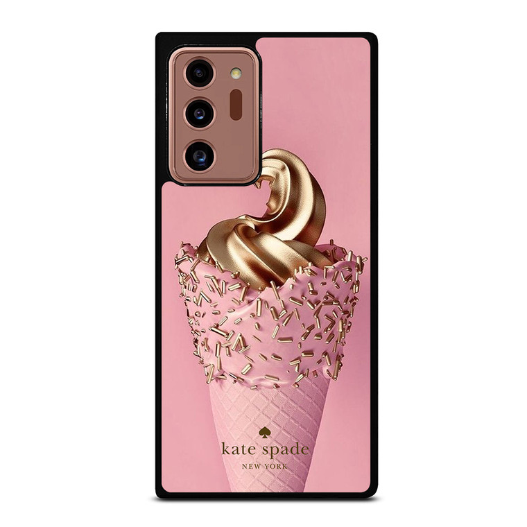 KATE SPADE NEW YORK LOGO GOLDEN ICE CREAM Samsung Galaxy Note 20 Ultra Case Cover