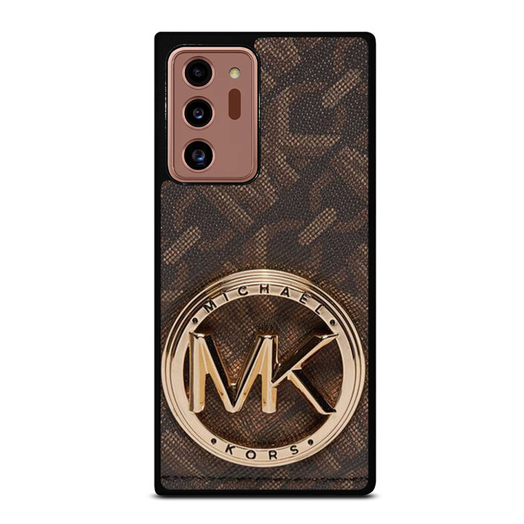 MICHAEL KORS LOGO MK BROWN WALLET Samsung Galaxy Note 20 Ultra Case Cover