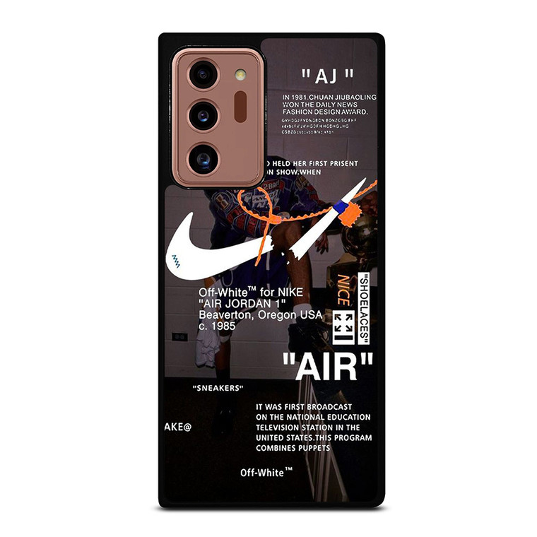 OFF-WHITE NIKE AIR JORDAN MICHAEL Samsung Galaxy Note 20 Ultra Case Cover