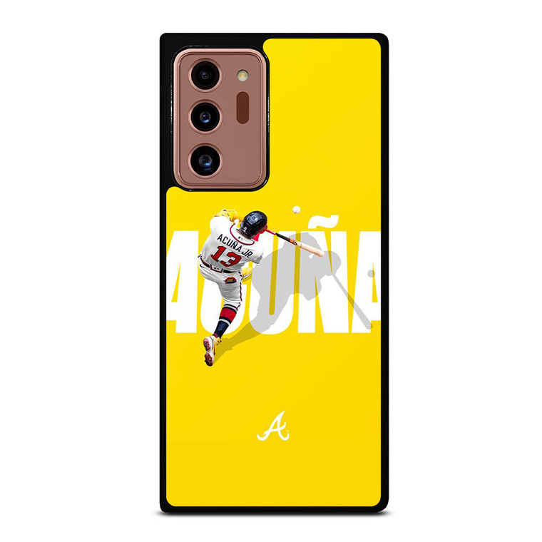 RONALD ACUNA JR ATLANTA BRAVES 13 Samsung Galaxy Note 20 Ultra Case Cover