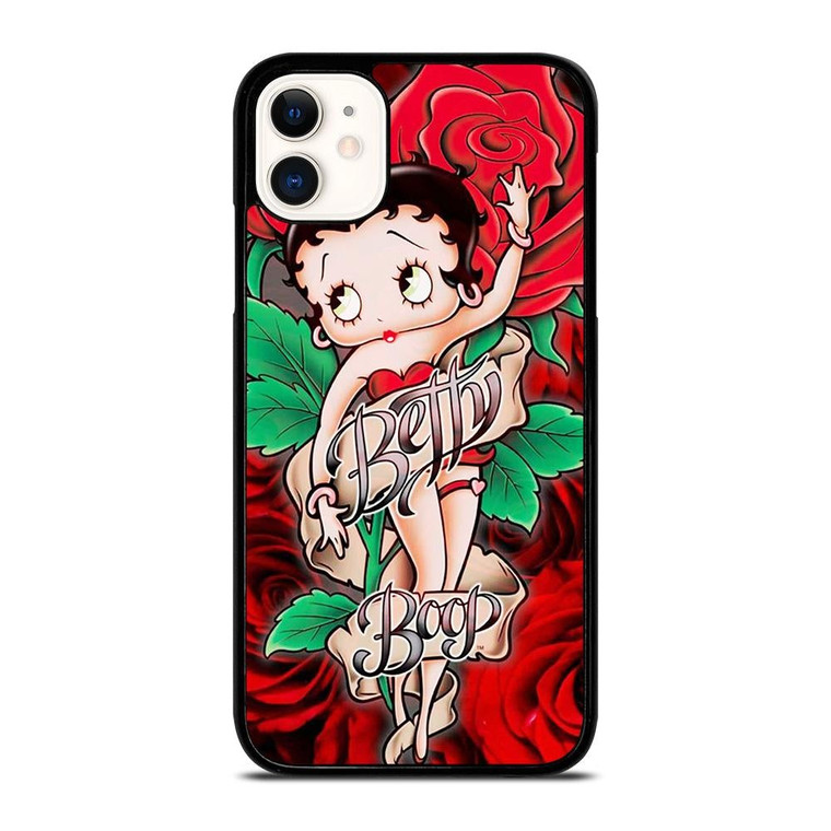 BETTY BOOP FLORAL iPhone 11 Case Cover BETTY BOOP FLORAL iPhone 11 Case Cover