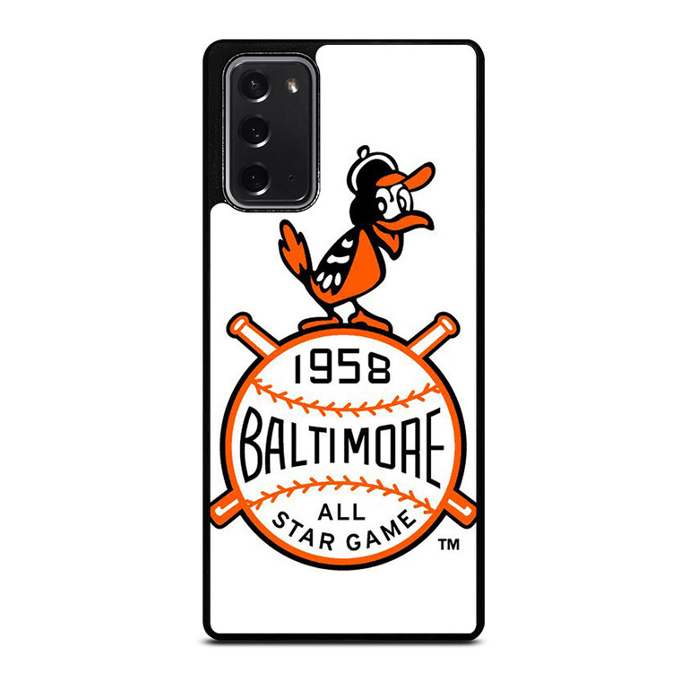 BALTIMORE ORIOLES LOGO BASEBALL TEAM 1958 Samsung Galaxy Note 20 Case Cover