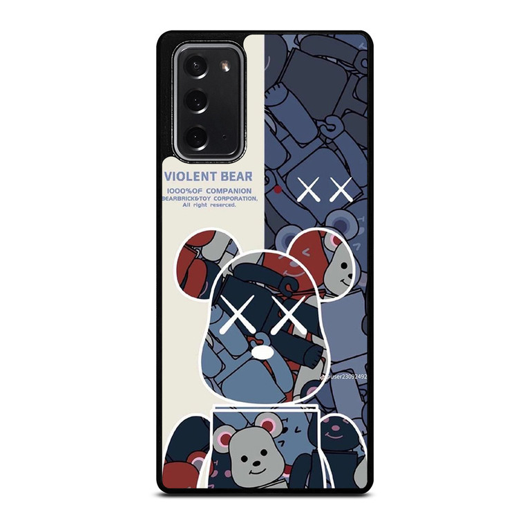 BEAR BRICK VIOLENT BEAR KAWS Samsung Galaxy Note 20 Case Cover
