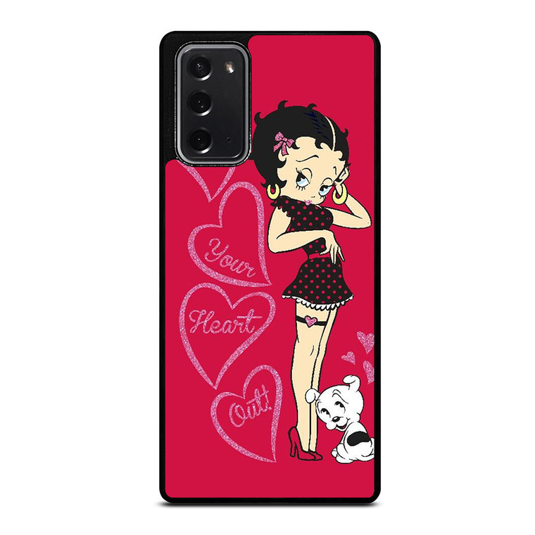 BETTY BOOP EAT YOUR HEART Samsung Galaxy Note 20 Case Cover