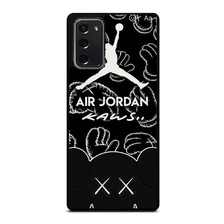 KAWS X AIR JORDAN LOGO Samsung Galaxy Note 20 Case Cover