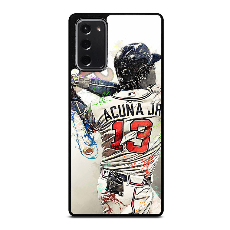 RONALD ACUNA JR 13 ATLANTA BRAVES Samsung Galaxy Note 20 Case Cover