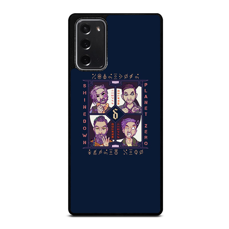 SHINEDOWN BAND PLANET ZERO Samsung Galaxy Note 20 Case Cover