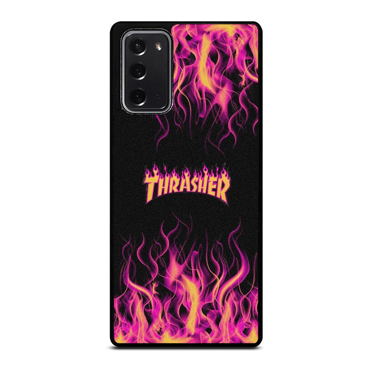 THRASHER FLAME SKATEBOARD MAGAZINE Samsung Galaxy Note 20 Case Cover