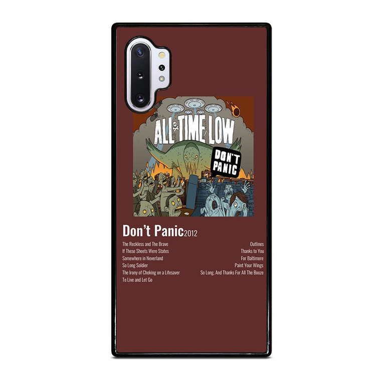 ALL TIME LOW DON'T PANIC 2012 Samsung Galaxy Note 10 Plus Case Cover