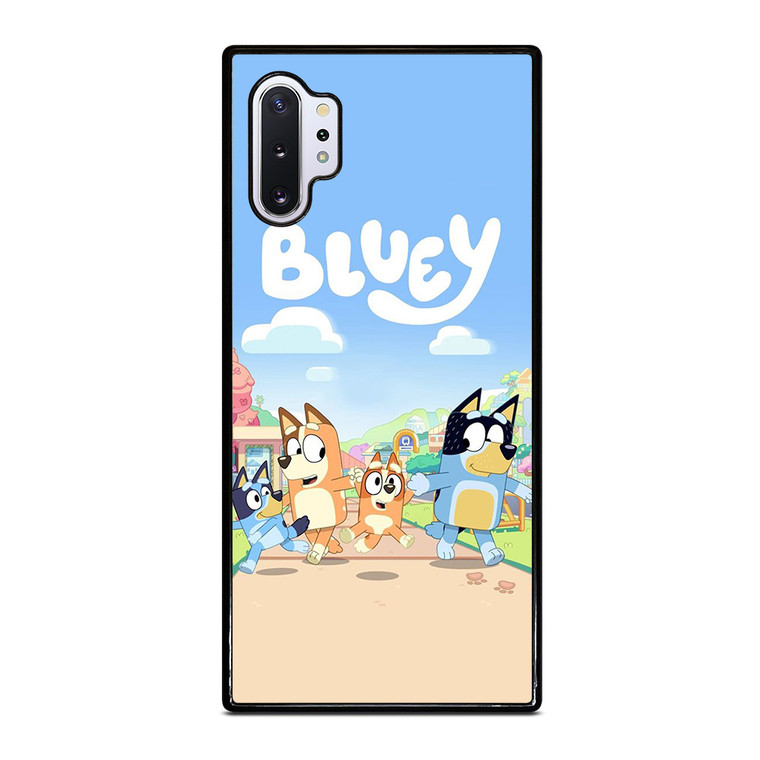 CARTOON BLUEY CHARACTERS Samsung Galaxy Note 10 Plus Case Cover