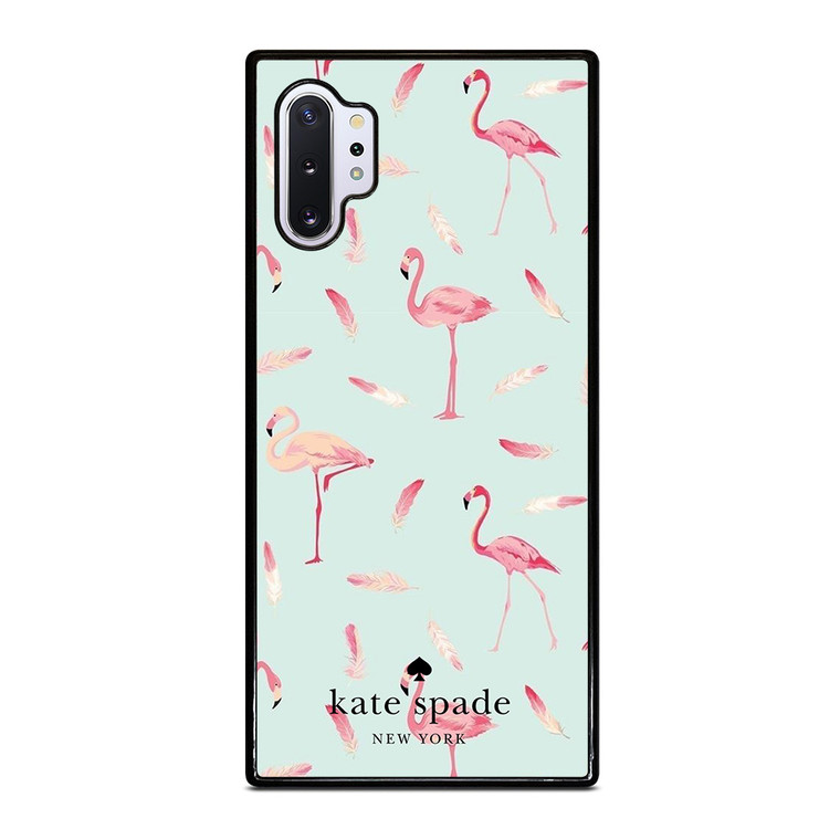 KATE SPADE NEW YORK LOGO FLAMINGOS Samsung Galaxy Note 10 Plus Case Cover