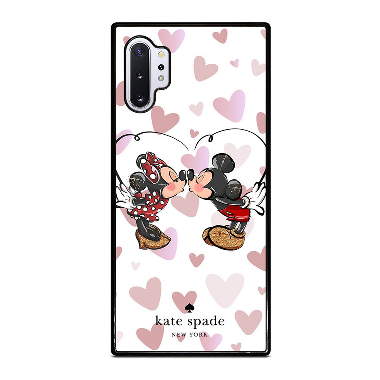KATE SPADE NEW YORK LOGO MICKEY MINNEY MOUSE DISNEY KISS Samsung Galaxy Note 10 Plus Case Cover