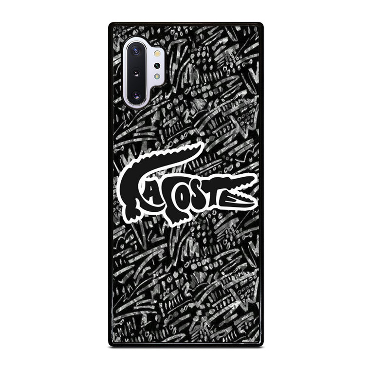 LACOSTE LOGO BLACK AND WHITE Samsung Galaxy Note 10 Plus Case Cover