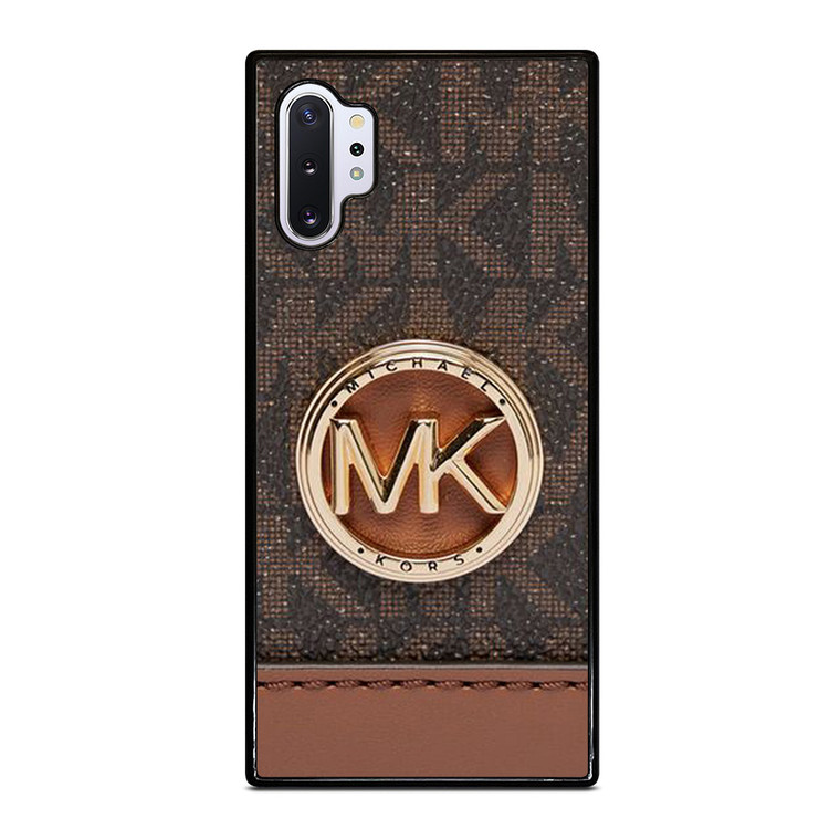 MICHAEL KORS LOGO MK WALLET BROWN