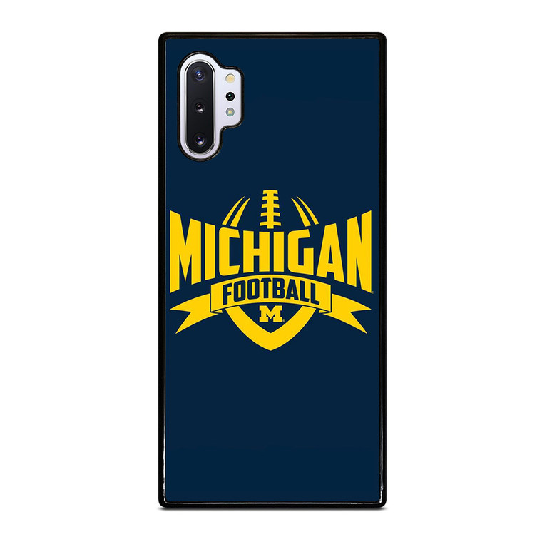 MICHIGAN WOLVERINES LOGO UNIVERSITY FOOTBALL ICON Samsung Galaxy Note 10 Plus Case Cover