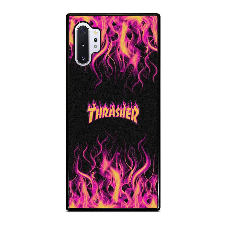 THRASHER FLAME SKATEBOARD MAGAZINE Samsung Galaxy Note 10 Plus Case Cover THRASHER FLAME SKATEBOARD MAGAZINE Samsung Galaxy Note 10 Plus Case Cover