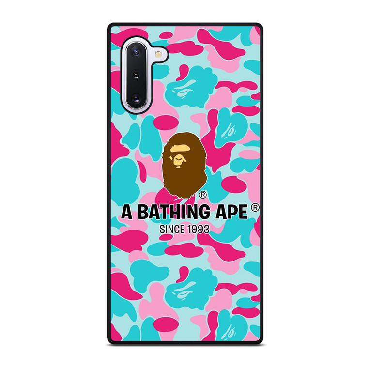 BAPE A BATHING APE CAMO Samsung Galaxy Note 10 Case Cover