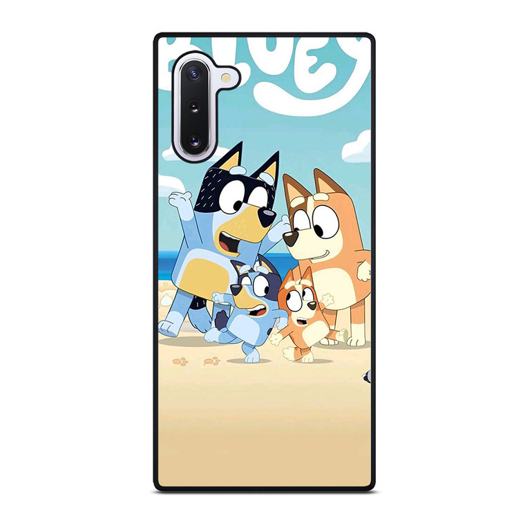 BLUEY HEELERS FAMILY CARTOON Samsung Galaxy Note 10 Case Cover