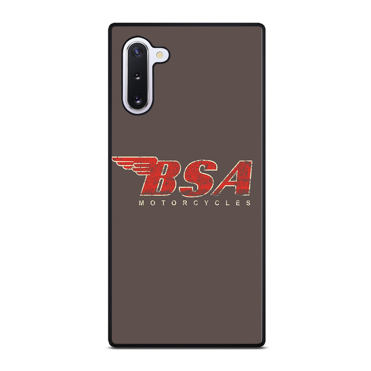 BSA MOTORCYCLE LOGO BRITISH ICON Samsung Galaxy Note 10 Case Cover