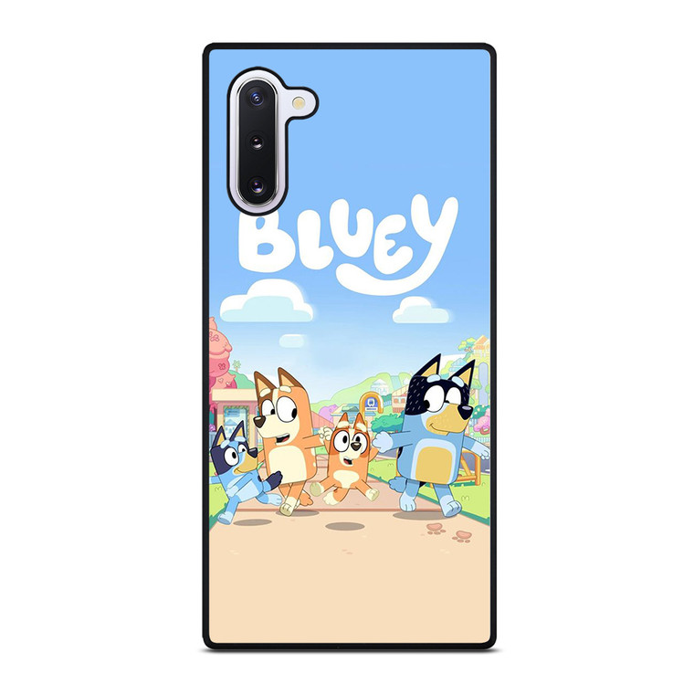 CARTOON BLUEY CHARACTERS Samsung Galaxy Note 10 Case Cover