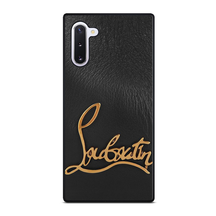 CHRISTIAN LOUBOUTIN LOGO LEATHER Samsung Galaxy Note 10 Case Cover