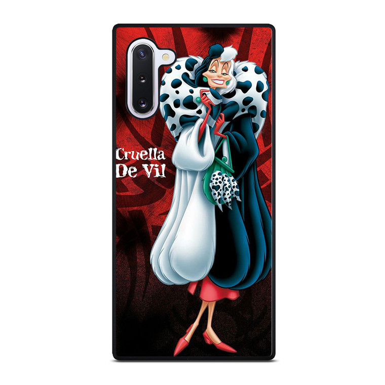 CRUELLA DE VIL DISNEY VILLAIN Samsung Galaxy Note 10 Case Cover