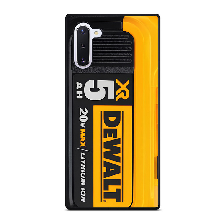 DEWALT TOOL BATTERY MAX XR 5AH Samsung Galaxy Note 10 Case Cover