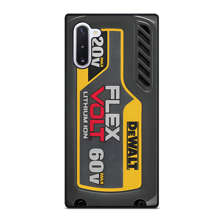 DEWALT TOOL FLEXVOLT BATTERY Samsung Galaxy Note 10 Case Cover