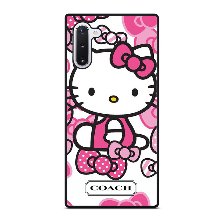 HELLO KITTY COACH NEW YORK PINK Samsung Galaxy Note 10 Case Cover