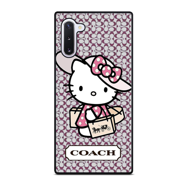 HELLO KITTY X COACH NEW YORK LOGO Samsung Galaxy Note 10 Case Cover