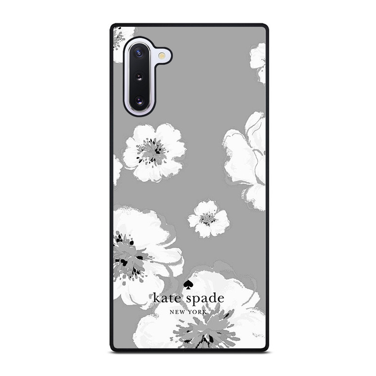 KATE SPADE NEW YORK LOGO FLORAL GRAY Samsung Galaxy Note 10 Case Cover