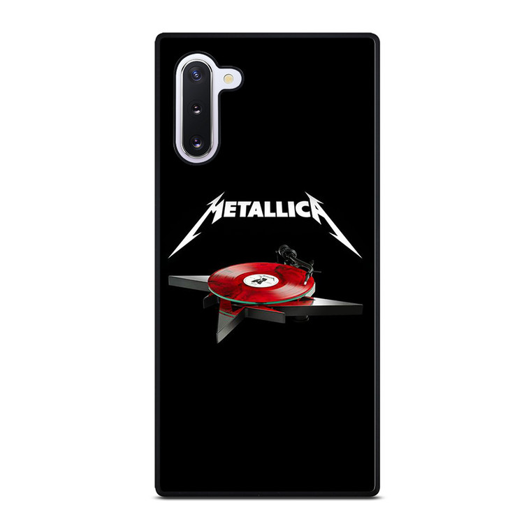 METALLICA BAND LOGO TURNTABLE Samsung Galaxy Note 10 Case Cover