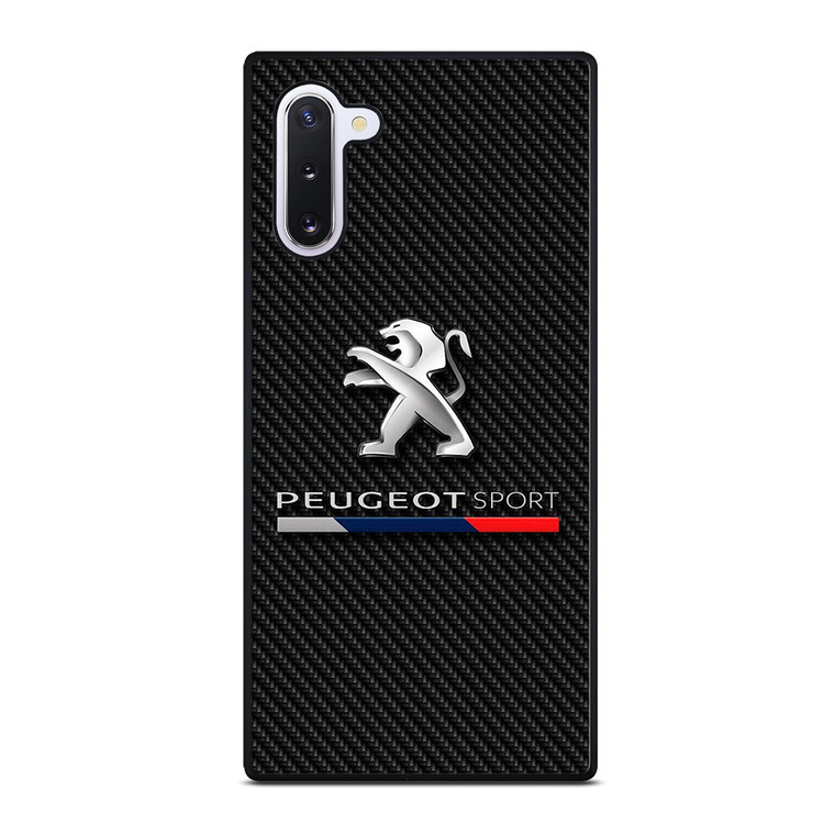 PEUGEOT SPORT CAR CARBON LOGO Samsung Galaxy Note 10 Case Cover