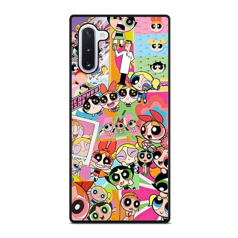 POWERPUFF GIRLS CARTOON NETWORK COLLAGE Samsung Galaxy Note 10 Case Cover