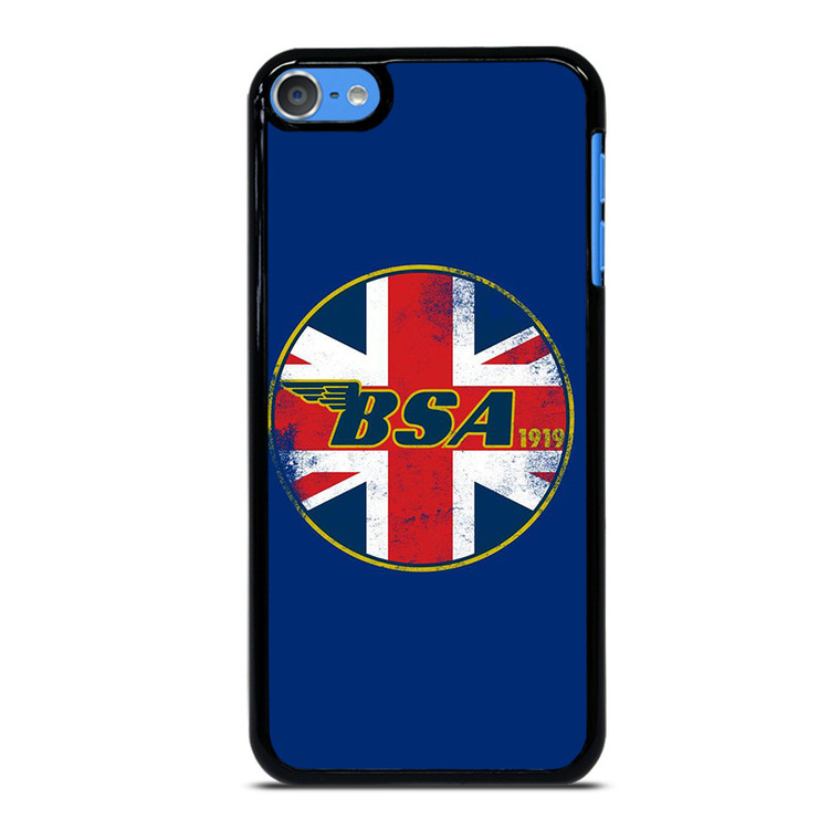 BSA MOTORCYCLE LOGO 1919 UNION JACK iPod Touch 7 Case
