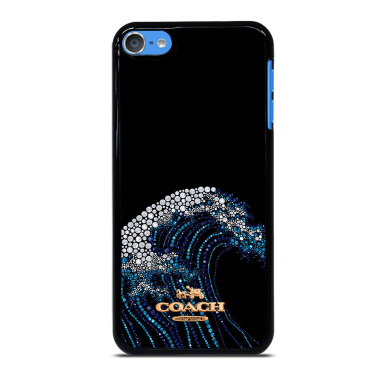COACH NEW YORK LOGO DIAMOND WAVE iPod Touch 7 Case