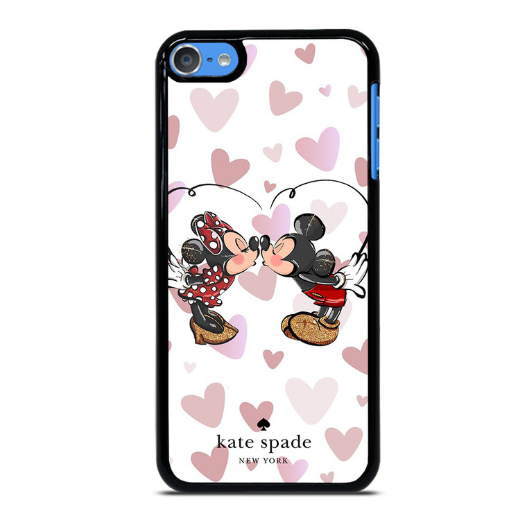 KATE SPADE NEW YORK LOGO MICKEY MINNEY MOUSE DISNEY KISS iPod Touch 7 Case