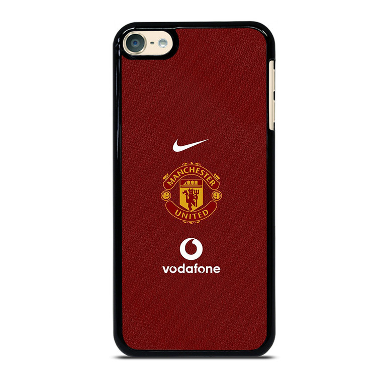 MANCHESTER UNITED FC LOGO FOOTBALL VODAFONE JERSEY iPod Touch 6 Case