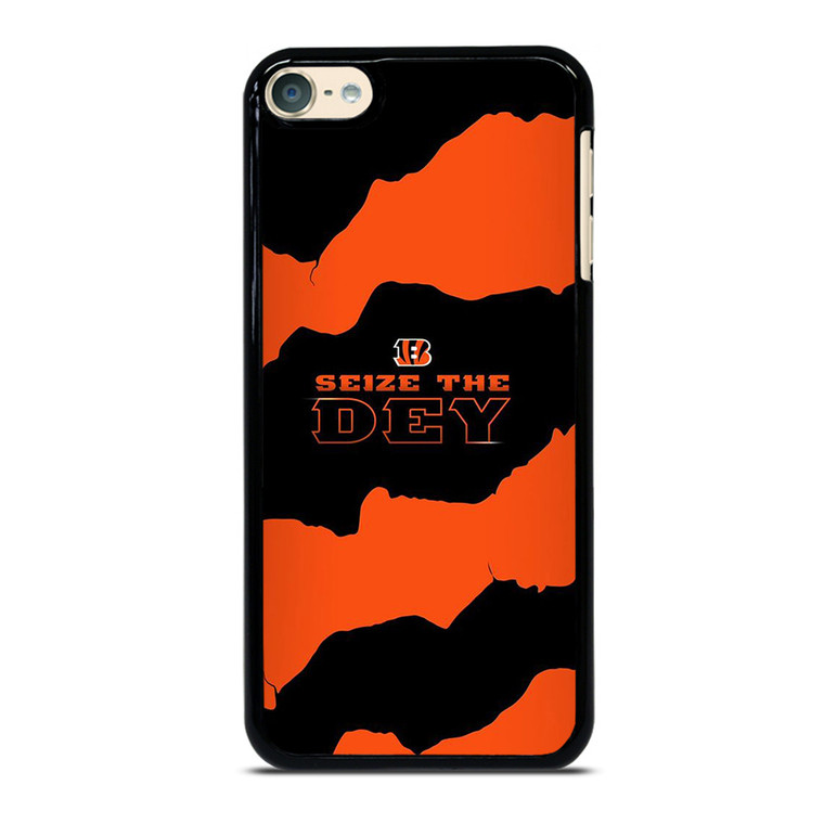 SEIZE THE DEY CINCINNATI BENGALS LOGO FOOTBALL TEAM iPod Touch 6 Case SEIZE THE DEY CINCINNATI BENGALS LOGO FOOTBALL TEAM iPod Touch 6 Case