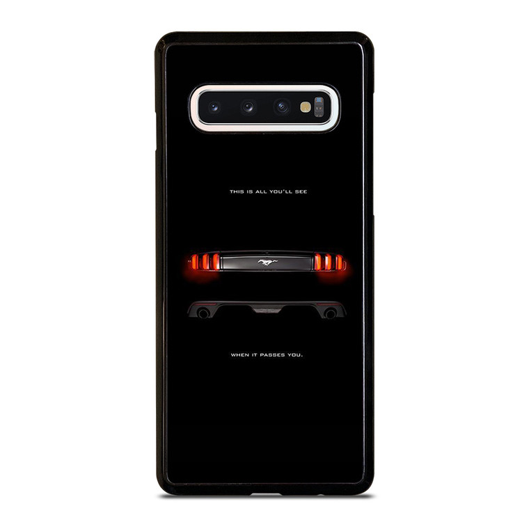FORD MUSTANG CAR BACKLIGHT Samsung Galaxy S10 Case Cover