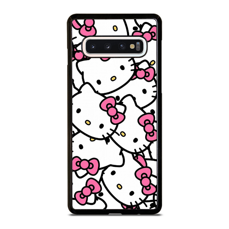 HELLO KITTY FACE COLLAGE Samsung Galaxy S10 Case Cover
