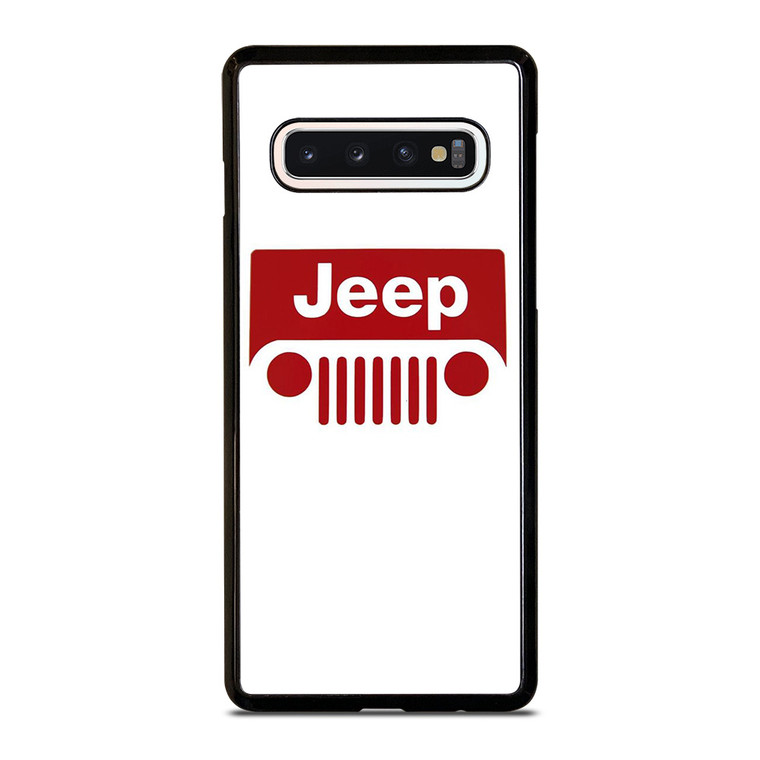 JEEP CAR LOGO RED Samsung Galaxy S10 Case Cover