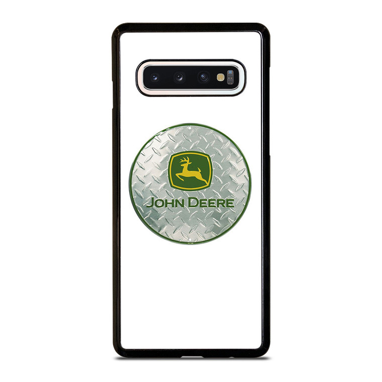 JOHN DEERE TRACTOR METAL LOGO Samsung Galaxy S10 Case Cover