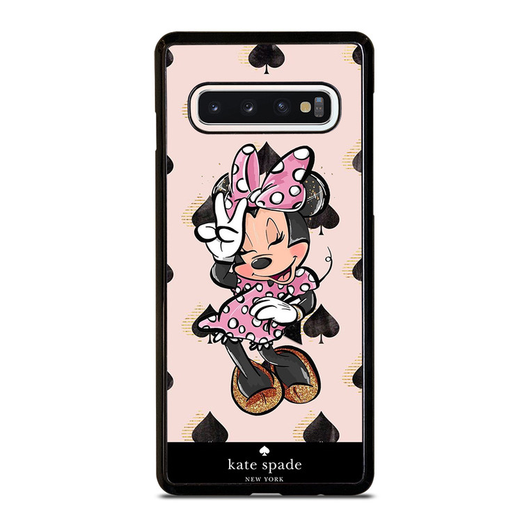 KATE SPADE NEW YORK LOGO MINNIE MOUSE DISNEY Samsung Galaxy S10 Case Cover