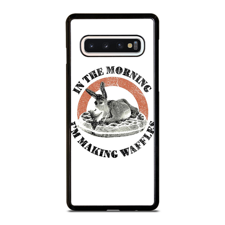 SHREK DONKEY MAKING WAFFLES Samsung Galaxy S10 Case Cover