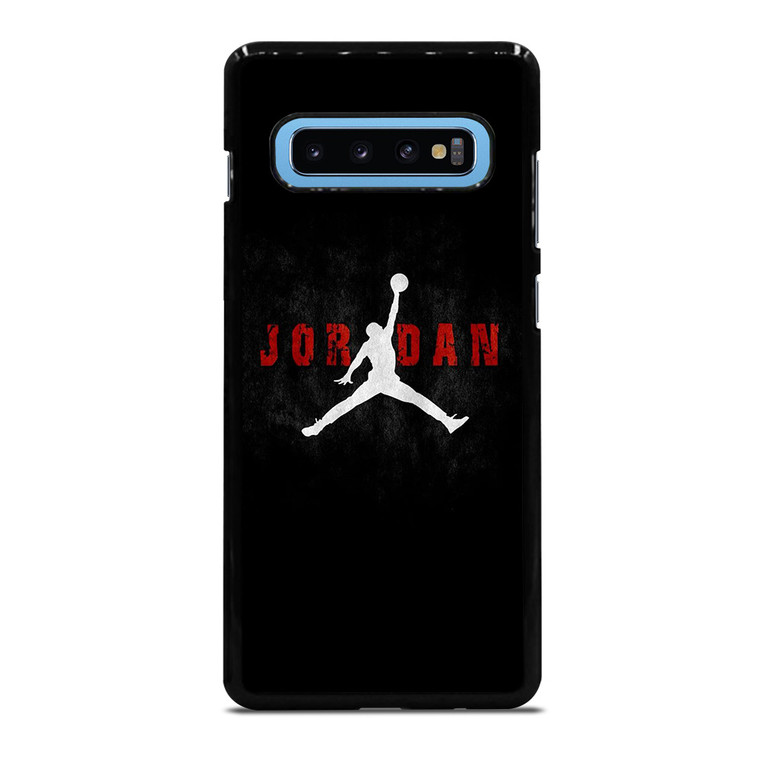 AIR JORDAN NIKE RED BLACK Samsung Galaxy S10 Plus Case Cover