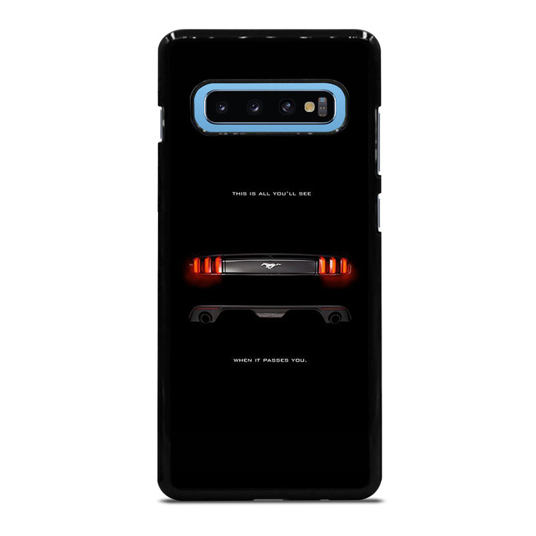 FORD MUSTANG CAR BACKLIGHT Samsung Galaxy S10 Plus Case Cover