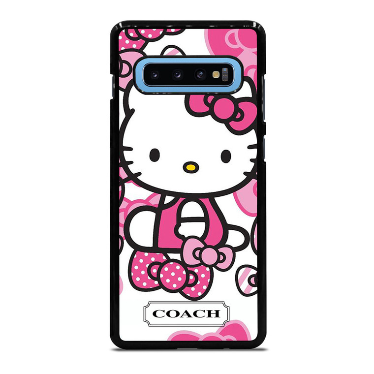 HELLO KITTY COACH NEW YORK PINK Samsung Galaxy S10 Plus Case Cover