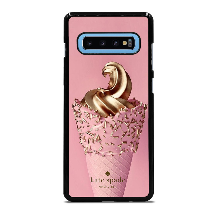 KATE SPADE NEW YORK LOGO GOLDEN ICE CREAM Samsung Galaxy S10 Plus Case Cover